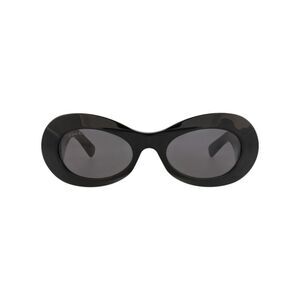 Gucci Round-Frame Recycled Acetate Sunglasses Black Womens